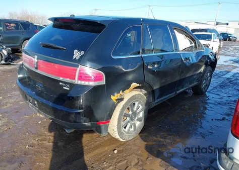 2007 Lincoln Mkx z USA, uszkodzony, nr VIN 2LMDU88C67BJ20087